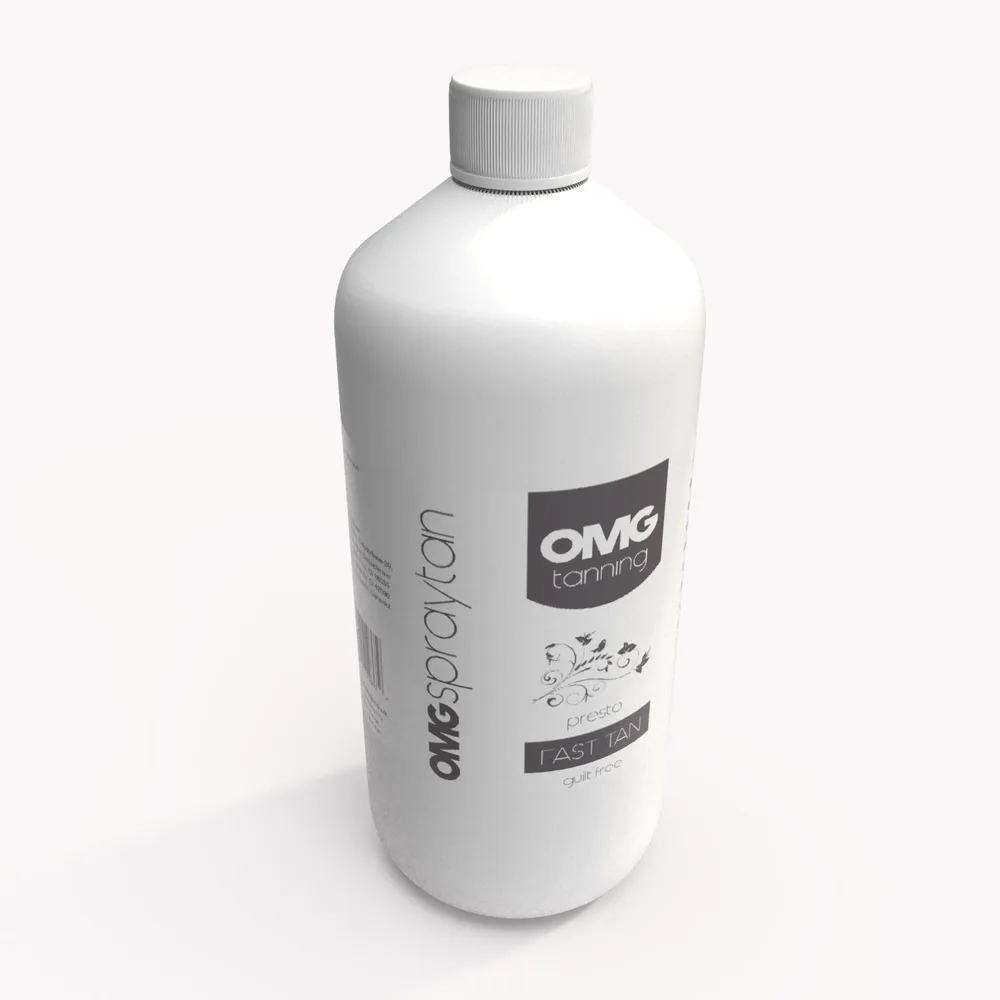 OMG Spray Tan Lotion Presto Fast быстросохнущий профессиональный лосьон для загара из пульверизатора, 1000 мл