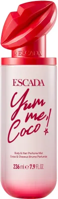 Дымка для тела и волос Escada Yum me, Coco! парфюмированная, с ароматом кокоса, 100 мл