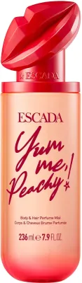 Дымка для тела и волос Escada Yum me, Peachy! парфюмированная, с ароматом персика, 100 мл