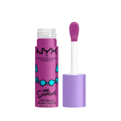 Румяна жидкие для щёк NYX Professional Makeup Simpsons Juicy Blush, насыщенный цвет, 8 мл, оттенок 01 - Snarky Scarlet