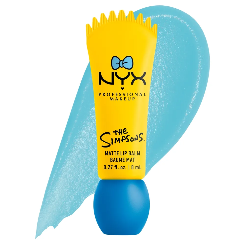 NYX Professional Makeup NYX Professional Makeup Simpsons Matte Lip Balm - Бальзам для губ NYX Simpsons Matte Lip Balm матовый, оттенок Peekaboo Blue