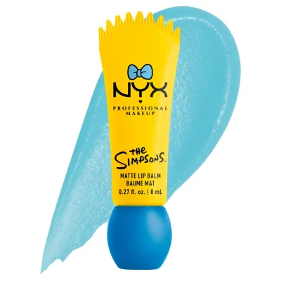 NYX Professional Makeup NYX Professional Makeup Simpsons Matte Lip Balm - Бальзам для губ NYX Simpsons Matte Lip Balm матовый, оттенок Peekaboo Blue