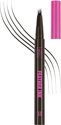 Лайнер для бровей Wibo Feather Ink 4-Tip Microcomb Brow Liner точный, с аппликатором, 1 шт, оттенок 03