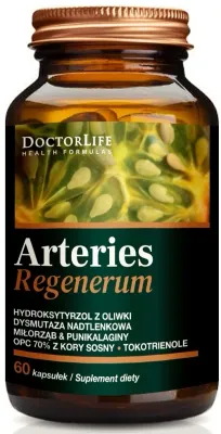 БАД для здоровья артерий Doctor Life Arteries Regenerum K2 в капсулах, 60 шт