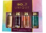 Набор спреев для тела So...? Unique Vanilla Candy Sweet Pea Cashmere и Truffle Cream 4 шт по 50 мл — фото 1