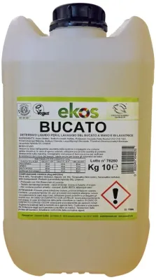 Жидкое средство для стирки Pierpaoli Ekos Liquid Laundry Detergent, ручная и машинная стирка, запах лаванды, запас, 10 кг