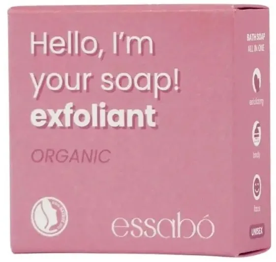 Мыло-скраб Essabo Organic Exfoliant отшелушивающее органическое, 120 г