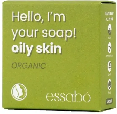 Мыло Essabo Oily Skin органическое для жирной кожи, 120 г