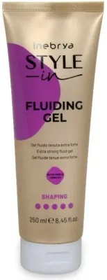 Гель-флюид для укладки волос Inebrya Style-In Extra Strong Hold Fluid Gel экстрасильной фиксации, быстросохнущий, 250 мл