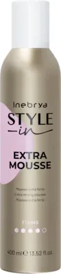 Пенка для объёма волос Inebrya Style-In Volume Mousse, для укладки, 400 мл