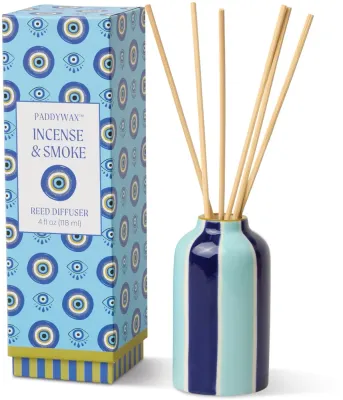 Диффузор ароматический Paddywax Adopo Ceramic Diffuser керамический, аромат Incense и Smoke, 118 мл