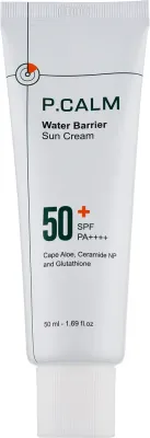 Солнцезащитный крем для лица P.CALM Water Barrier Sun Cream, SPF 50, 50 мл