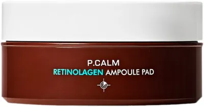 P.Calm Retinolagen Ampoule Pad патчи для кожи вокруг глаз с ретинолом и коллагеном 60 шт., ампульные патчи против морщин и для сужения пор