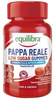 Мармелад жевательный с маточным молочком Equilibra Royal Jelly Low Sugar Gummies, 30 шт