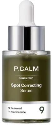 Сыворотка P.Calm 9 Seaweed Spot Correcting Serum с комплексом 9 морских водорослей, ниацинамидом и TXA от пигментации, для тона и сияния кожи, 30 мл