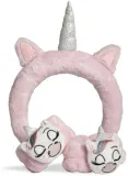 Детский набор аксессуаров Martinelia Plush Unicorn повязка для волос и браслеты 2 шт — фото 1