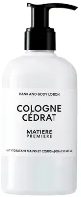 Matiere Premiere Cologne Cedrat лосьон для рук и тела увлажняющий с цитрусовым ароматом бергамота и перца 300 мл