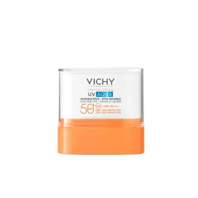 Vichy Capital Soleil UV-Aqua Invisible Stick солнцезащитный стик для лица и губ SPF 50+ 10 мл ультралёгкий увлажняющий стик с высокой защитой от солнца