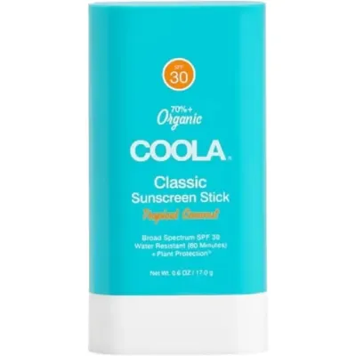 Coola Classic Sunscreen Stick солнцезащитный стик для тела SPF30 Tropical Coconut, водостойкий, UVA и UVB 17 г
