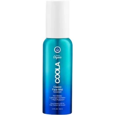 Coola Classic Face Mist спрей-мист для лица солнцезащитный SPF 50, лёгкий, с антиоксидантами 100 мл