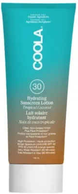 Coola Tropical Coconut лосьон солнцезащитный увлажняющий SPF30, широкий спектр защиты, водостойкий 148 мл