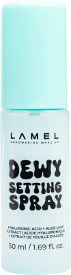 LAMEL Make Up Spray utrwalający makijaż - Спрей для фиксации макияжа Lamel Dewy Setting Spray с эффектом сияния, 50 мл
