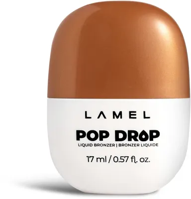 LAMEL Make Up Bronzer w płynie do twarzy - Бронзер для лица Lamel Pop Drop Liquid Bronzer жидкий, с эффектом загара, 17 мл