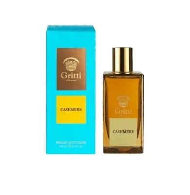 Ароматический спрей для помещений Gritti Cashmere Room Diffuser с нотами благородных пород дерева, карамели и цветков хлопка, 100 мл