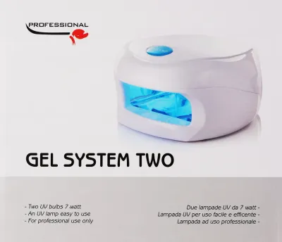 Лампа для ногтей Xanitalia Gel System Two UV, для отверждения геля, компактная, 1 шт