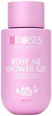 Релаксирующий гель для душа Nature of Agiva Roses Rosy Me с розовой водой, 300 мл