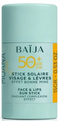 Солнцезащитный стик для лица и губ Baija Moana SPF50+, дорожный формат, 15 г