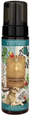 The English Soap Company Anniversary Jasmine and Wild Strawberry Foaming Hand and Body Wash пенка для рук и тела, аромат жасмина и земляники 200 мл