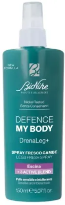 Спрей для ног BioNike Defence My Body Drenaleg+ Spray освежающий, от ощущения тяжести в ногах, 150 мл