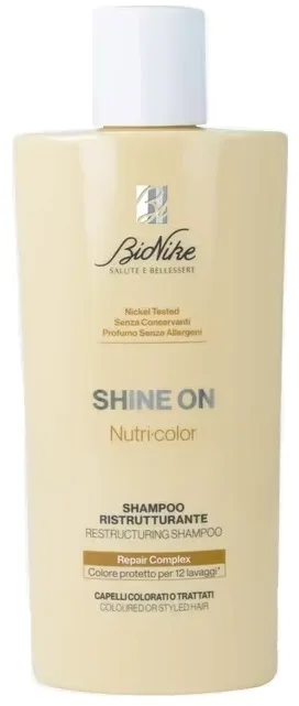 Шампунь BioNike Shine On Nutri-Color восстанавливающий для окрашенных волос, 200 мл
