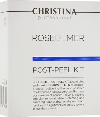 Набор для лица Christina Rose De Mer подсушивающая и успокаивающая сыворотки и крем-маска после пилинга уценка 3x15 мл