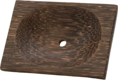 Мыльница Fair Zone Kitul Soap Dish Medium деревянная, из пальмы китул, средняя, 1 шт