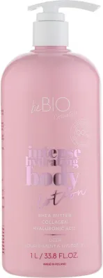 BeBio Cosmetics Intense Hydrating Body Lotion увлажняющий бальзам для тела с коллагеном, 1000 мл