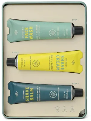 Gentlemen's Hardware Clean Cut Shave Kit набор для бритья мужской в жестяной коробке, подарочный