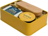 Мужской набор Gentlemen's Hardware Grease Busters щетка для ногтей мыло 60 г и бальзам для рук 30 мл в жестяной банке — фото 1