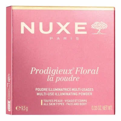 Многофункциональная пудра для лица и тела NUXE Prodigieux Floral Multi-use Illuminating Powder с сиянием, 9,5 г