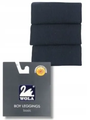 Леггинсы для мальчиков Wola Boy Leggings Basic, тёмно-синие