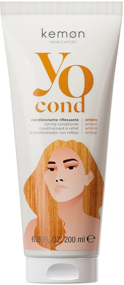 Тонирующий кондиционер для волос Kemon Yo Cond Toning Conditioner, 200 мл, оттенок Amber