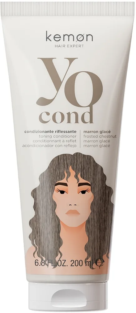 Тонирующий кондиционер для волос Kemon Yo Cond Toning Conditioner, 200 мл, оттенок Frosted Chestnut