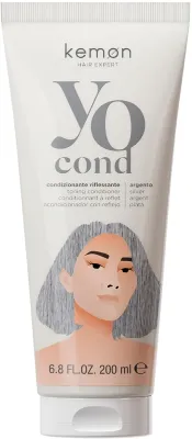 Тонирующий кондиционер для волос Kemon Yo Cond Toning Conditioner, 200 мл, оттенок Silver