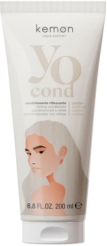 Тонирующий кондиционер для волос Kemon Yo Cond Toning Conditioner, 200 мл, оттенок Platinum