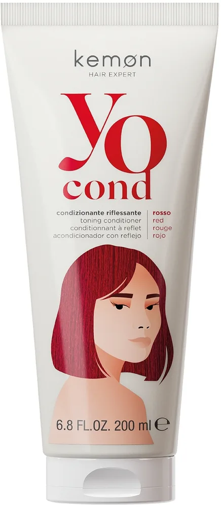 Тонирующий кондиционер для волос Kemon Yo Cond Toning Conditioner, 200 мл, оттенок Red