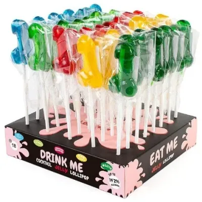 Набор леденцов Secret Play Drink Me Coctail Jelly Lollipop, 40 шт