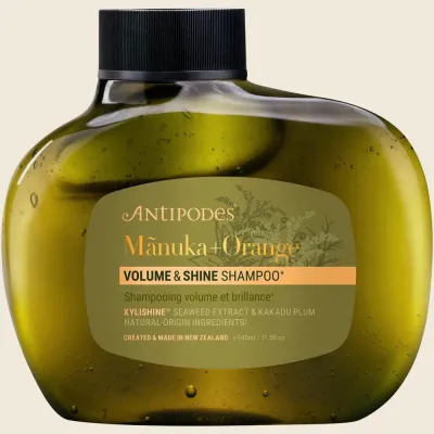 Шампунь Antipodes Manuka+ Orange для объёма и блеска с мёдом манука, 340 мл