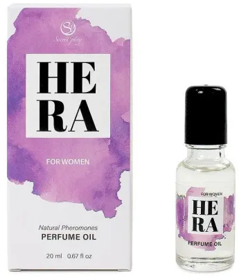 Масло парфюмированное Secret Play Hera с феромонами, цветочно-фруктовый аромат, с роллером