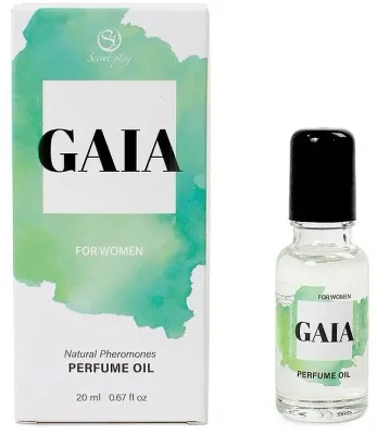 Масло парфюмированное Secret Play Gaia с феромонами, свежий фруктово-цветочный аромат, с роллером